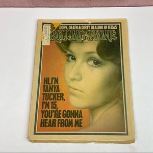Vintage Rolling Stone Magazine Tanya Tucker Marvin Gaye September 26, 1974 Music